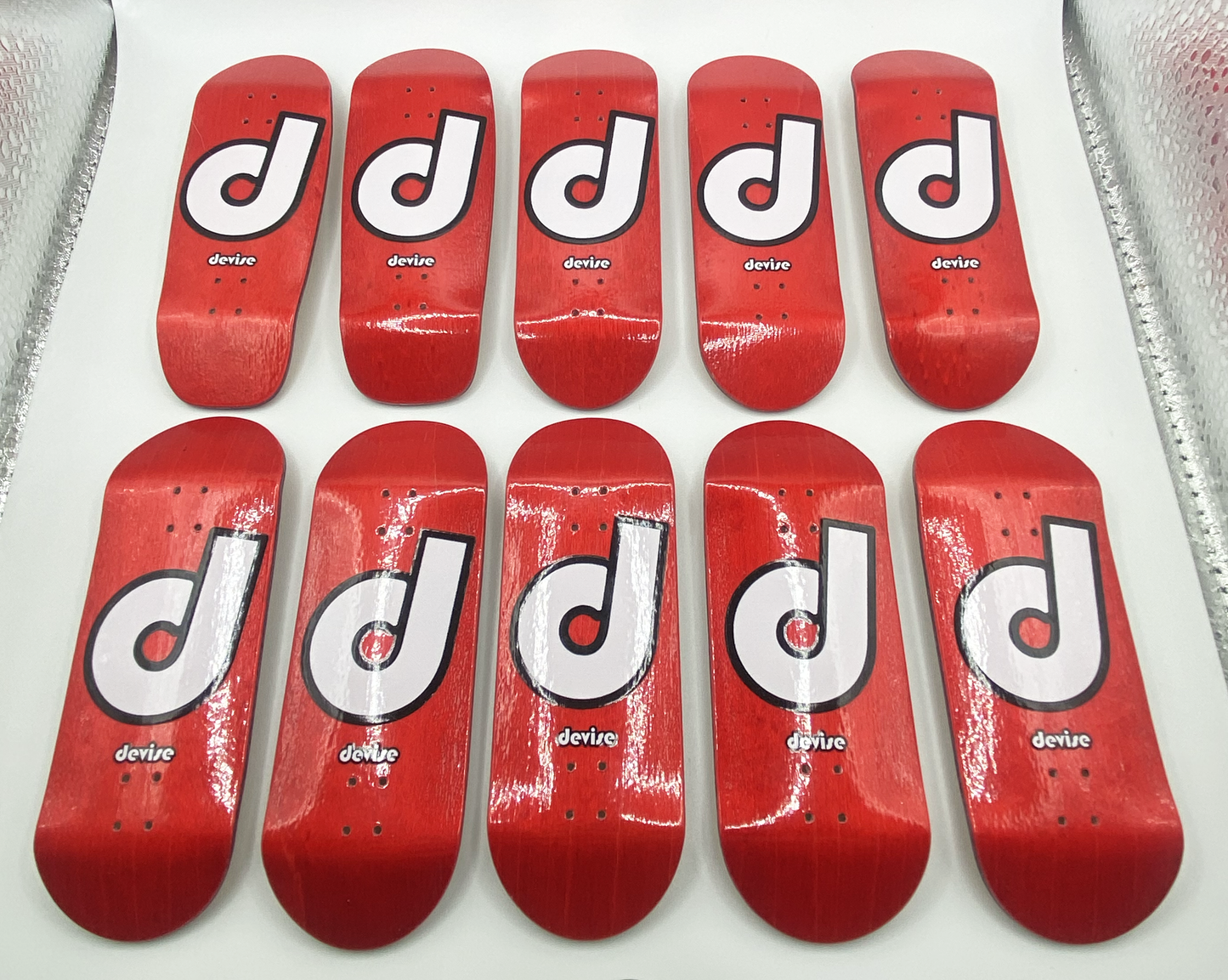 - Ready To Ship - Devise House - Special Edition - Transparent Red